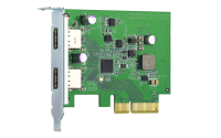   QNAP QXP-10G2U3A USB Dual Port Adapter, 2 x 10Gb / s USB 3.2 Gen 2, PCIe Gen3 x2
