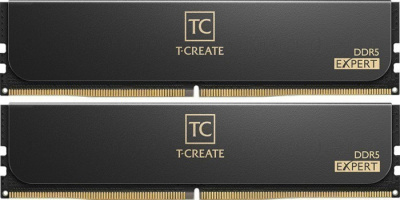   32GB (2x16GB)  TEAMGROUP T-Create Expert, DDR5, 6000MHz CL38 (38-38-38-78) 1.25V / CTCED532G6000HC38ADC01 / Black