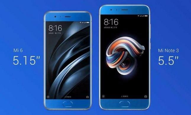 ����������� �������� Xiaomi Mi Note 3 � ����������� ����� Mi 6, �������� ����������� ��������� 