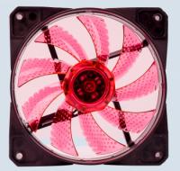 ���������� Digma DFAN-LED-RED 120x120x25mm 3-pin 4-pin (Molex)23dB 115gr LED Ret