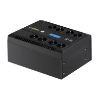 ��� ExeGate NEO Smart LHB-1000.LCD.AVR.8SH.CH.USB 1000VA/650W, LCD, AVR, 8�Schuko, USB, 4�USB-����� ��� �������, Black (EX293858RUS)