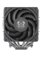 ����� ��� ���������� Scythe Magoroku (280W, 4-pin PWM, 155mm, Al/Cu, 6x6mm, 2x120mm, 60.29CFM, 26.88dBA, 2000RPM, S: 1851/1700/1200/115X, AM5/AM4, silver, black)