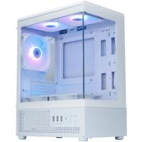 ������ XASTRA Q300M 5ARGB-C6 White mATX/Aquarium/Screewless/ 5x120mm ARGB PWM FC fans/Argb+PWM HUB 6port/ Q300M-5FC12A-C6-WH