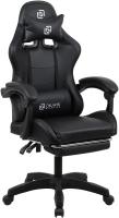 Кресло игровое Oklick Camper, на колесиках, искусственная кожа, черный 2006678