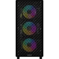 ������ MidTower FORMULA (AEROCOOL) MANA DYNAMIC black (ATX, ��� ��, 2xUSB Type-A+USB Type-C) (Mana Dynamic Black)