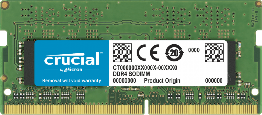 ������ ��� ���������� ��, CRUCIAL 32GB Single DDR4 3200MHz SODIMM.(RCISCT32G4SFD832A)(CT32G4SFD832A)