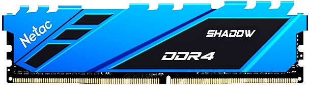 ����������� ������ 8Gb DDR4 3600MHz Netac Shadow Blue (NTSDD4P36SP-08B)