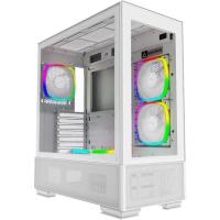 ������ Montech SKY TWO White / ATX / 4x120mm ARGB fans & hub / SKYTW