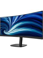 ������� 34" Philips 34B2N3500C Curved 3440x1440, WLED, 21:9, VA, 350cd, 4ms, 3500:1, 178/178, 2*HDMI, DP, 4x USB 3.2, USB-C(90W), SmartKVM, RJ45, 120Hz, Tilt, Height, Swivel, Sptak, Internal, VESA, Black, 3y