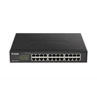 ���������� D-Link DGS-1100-24PV2/A3A, L2 Smart Switch with 24 10/100/1000Base-T ports (12 PoE ports 802.3af/802.3at (30 W), PoE Budget 100 W). 8K Mac address, 802.3x Flow Control, 802.3ad Link Aggregation, Po