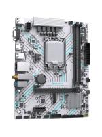 ����������� ����� Maxsun MS-B760M GAMING WIFI ICE B760, LGA1700, 2*DDR4, 1*PCIEx16, 1*PCIEx1, 1*M.2, 4*USB3.2Gen1, 6*USB2.0, 3*SATA3.0, 1G, VGA, HDMI, M-ATX, RTL
