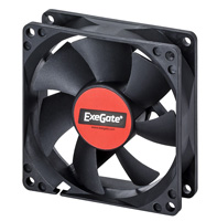 Exegate EX283377RUS ���������� ExeGate EX08025S3P, 80x80x25 ��, ��������� ����������, 3pin, 1800RPM, 23dBA