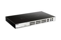 ������������� L2 PoE-���������� D-Link DGS-1210-28MP/F3A, � 24 ������� 10/100/1000Base-T � 4 �����-������� 100/1000Base-T/SFP (24 ����� PoE 802.3af/at, PoE-������ 370 ��)
