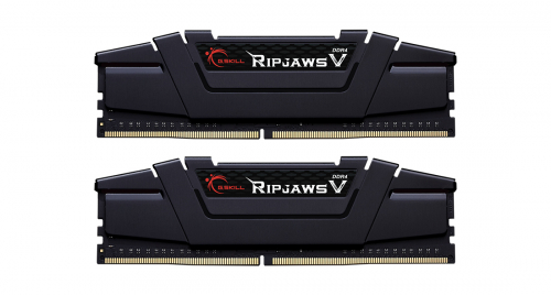����������� ������ DDR4 G.SKILL RIPJAWS V 32GB (2x16GB kit) 3600MHz CL18 1.35V CLASSIC BLACK (F4-3600C18D-32GVK)