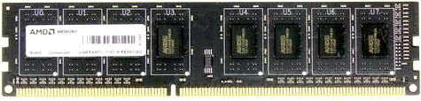 ����������� ������ 4Gb DDR-III  1600Mhz AMD (R534G1601U1SL-U)