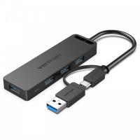 ������������ Vention CHTBB OTG USB-C+USB 3.0 / 4xUSB 3.0 ����� ������ - 0.15 �. 