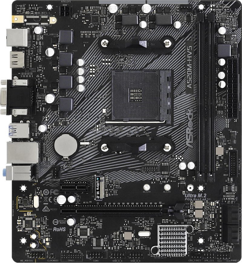 ����������� ����� ASRock A520M-HVS