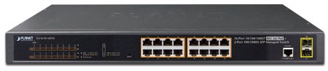 ���������� PoE Planet GS-4210-16P2S