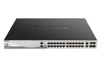 ����������� L3 PoE-���������� D-Link DGS-3130-30PS/B1A, ����., 24x1000Base-T, 2x10GBase-T, 4x10GBase-X SFP+