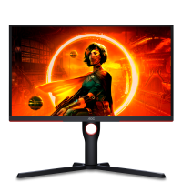 ������� AOC 25'' 16:9 1920x1080 (FullHD), 240 ��, VA, 3000 : 1, 300 ��/�2, 178�/178�, DisplayPort 1.2, HDMI 2.0 x2, AMD FreeSync