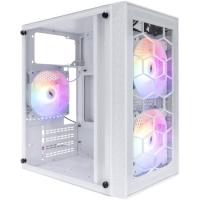 ������ 1STPLAYER FIREBASE X1 White / mATX / 3x120mm LED fans / X1-WH-3F1-W