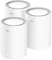 ��������� Mesh ������ CUDY M1800(3-Pack), Wi-Fi 6, AX1800, 2.4/5���, �����