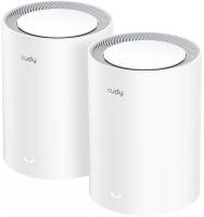 ��������� Mesh ������ CUDY M1800(2-Pack), Wi-Fi 6, AX1800, 2.4/5���, �����
