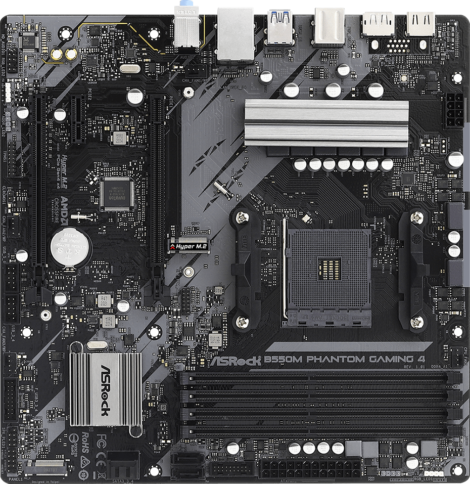 ����������� ����� ASRock B550M Phantom Gaming 4