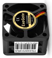 Exegate EX297013RUS ���������� 12� DC ExeGate ExtraSilent ES04020S3P (40x40x20 ��, Sleeve bearing (��������� ����������), 3pin, 6300RPM, 28dBA)