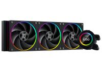 �������� �������� ���������� ID-Cooling SL360 BLACK LGA20XX/1700/1200/115X/AM5/AM4 (TDP 350W, PWM, LCD Display, TRIPLE FAN 120mm) RET