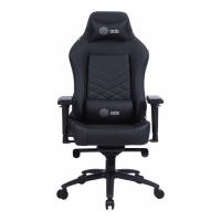 Кресло игровое Cactus CS-CHR-0112BL черный эко.кожа металл