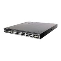 ���������� Edge-corE AS4630-54PE, 48-Port GE RJ45 port PoE++, 4x25G SFP+, 2 port 100G QSFP28 for stacking, Broadcom Trident 3, Dual-core Intel Denverton CPU, dual AC 1200W PSUs and 2 + 1 Fan Modules with port-to-power airflow, 2