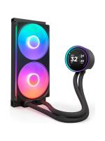 ������� ����������� ���������� NZXT Kraken Elite 280 RGB (250W, 280mm, LED temp., Black/ Fans: 2x140mm, 98.61 CFM, 34.5dBA, 2000RPM/ Pump height 65mm, 2800RPM, Rad thickness 27mm/ S: 1851, 1700, 1200, 115X, AM5, AM4)