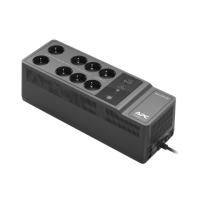 ��� APC Back-UPS ES 850VA/520W, 230V, 8 Schuko (2 Surge � 6 batt.), USB, USB charge(type A,C), Data/DSL protect.,(BE700G-RS, BE850G2-GR analogue)