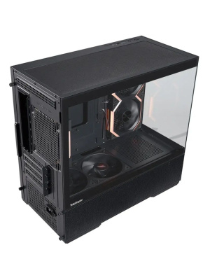 ������ 1STPLAYER CV6 ARGB Black / mATX / 3x120mm ARGB & 2x120mm fans / CV6-BK-2FAR-2FH7R-1FH7
