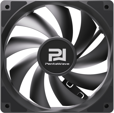 ���������� PentaWave PF-M12B PWM / 120mm 4 pin Hydraulic 900-1600rpm 68CFM 28.5dBA/ Black