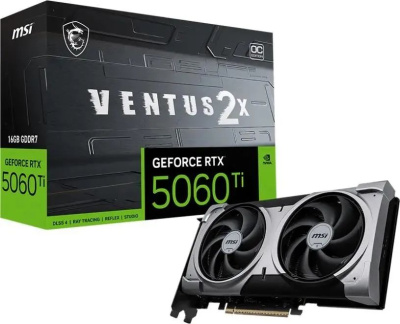���������� MSI NVIDIA GeForce RTX 5060 Ti 16Gb Ventus 2X OC (RTX 5060 Ti 16G VENTUS 2X OC PLUS)
