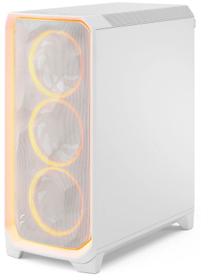 ������ �� ��� �� Fractal Design Meshify 3 XL White Ambience Pro RGB TG Clear Tint, Full-Tower, White (FD-C-MES3X-05)