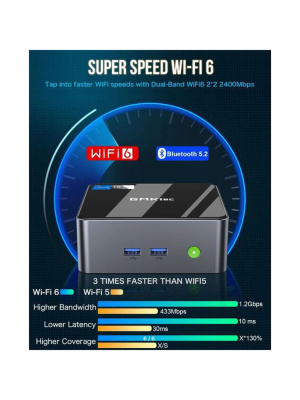 ����-�� GMKtec M2PROS, Intel Core i7-1185G7/16 �� DDR4/512 �� SSD/Intel Iris Xe Graphics/Windows 11 Pro, ������ (M2PROS/I7-1185G7/16+512GB)