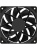 ���������� ��� ������� Ocypus Gamma F12 BK, 120x120x25mm, 3-PIN, 1300 RPM, 24.5 DBA MAX, HYDRO BEARING