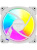 ���������� Powercase (M55MR-12W ARGB) White 120x120x25�� (PWM, 100��./���, 4pin PWM (M+F)+ 3pin ARGB (M+F), 600-1500�10% ��/���) Bulk
