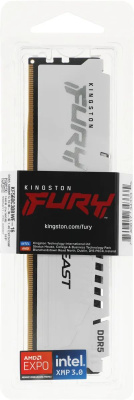 ������ DDR5 16GB 6000MHz Kingston KF560C30BWE-16 Fury Beast White Expo RTL 