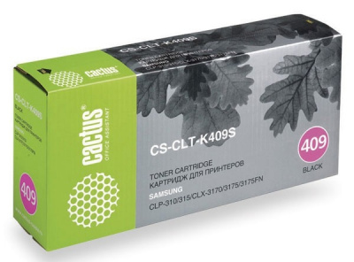 �����-�������� Cactus CS-CLT-K409S ������ ��� Samsung CLP-310/315/CLX-3170/3175/3175FN (1500���.)
