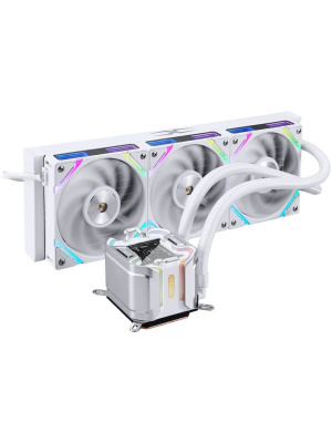 ������� �������� ���������� 1STPLAYER X-360 White / 3x120mm, ARGB, IPS display / X-360-WH