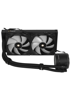 ������� �������� ���������� Ocypus Delta L24 BK ARGB V2, 240mm, ARGB Pump,2x120mm ARGB fans, LGA115X/1200/1700/18XX, AM4/AM5