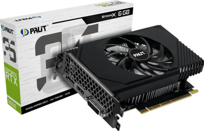 ���������� Palit NVIDIA GeForce RTX 3050 StormX 6Gb V1 (NE63050018JE-1072F)