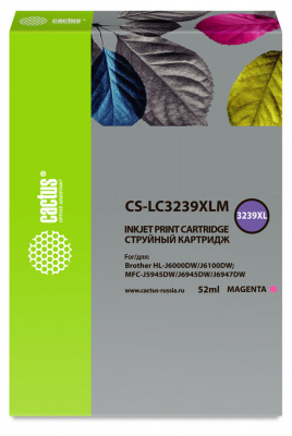 �������� �������� Cactus CS-LC3239XLM ��������� (52��) ��� Brother HL-J6000DW/J6100DW