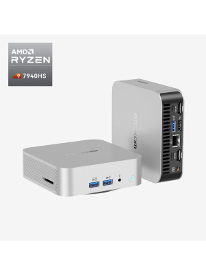 ����-�� Geekom A7 MAX, AMD Ryzen 9 7940HS/16 �� DDR5/1024 �� SSD/AMD Radeon Graphics/Windows 11 Pro, ����������� (GMA7MAXR97940HS-161-EU)