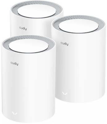 ��������� Mesh ������ CUDY M1800(3-Pack), Wi-Fi 6, AX1800, 2.4/5���, �����