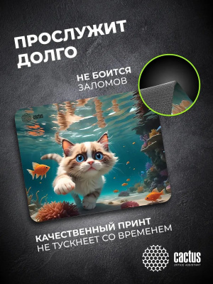 ������ ��� ���� Cactus Fish Cat ������� 300x250x3�� (CS-MPC-D15M)